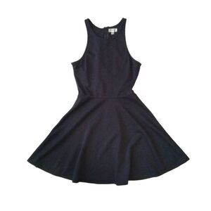 Olsenboye Black Sleeveless Fit & Flare Mini Halter Neck Dress Juniors Size 5